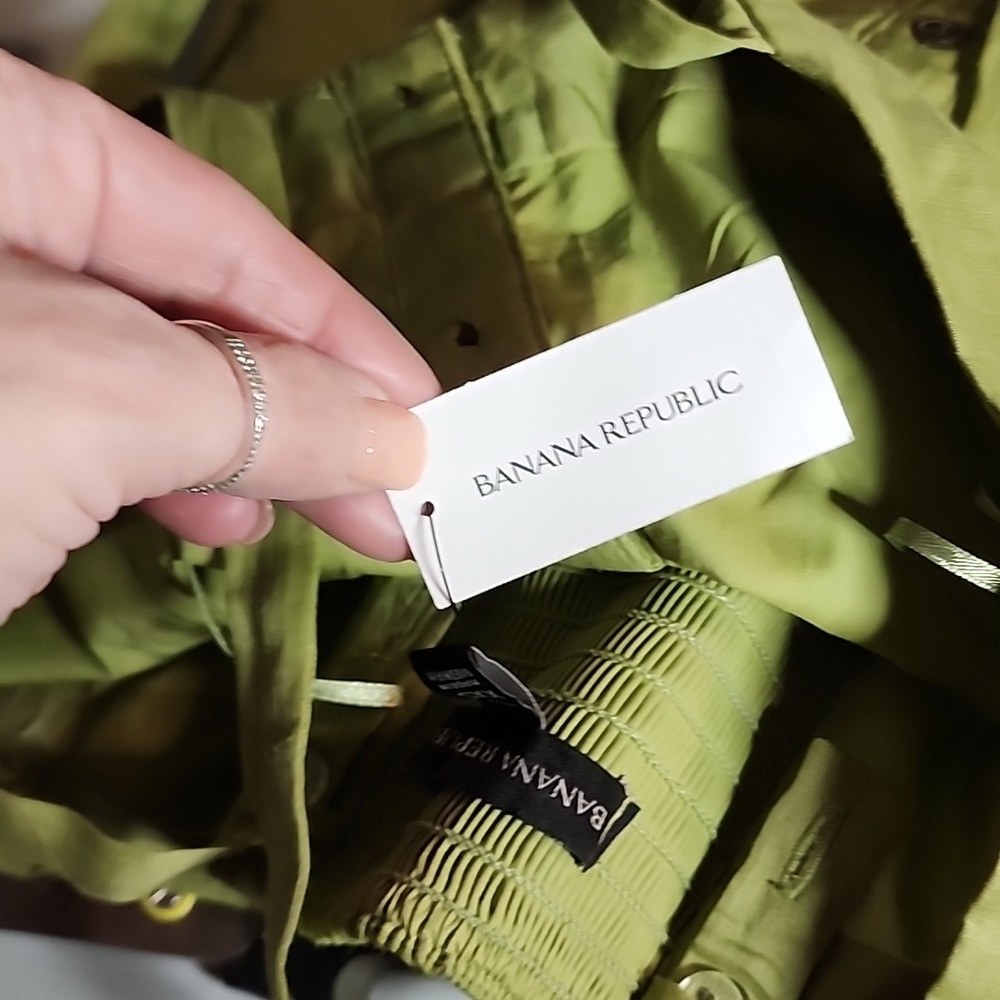 Banana Republic NWT Green Dress - Picture 8 of 8